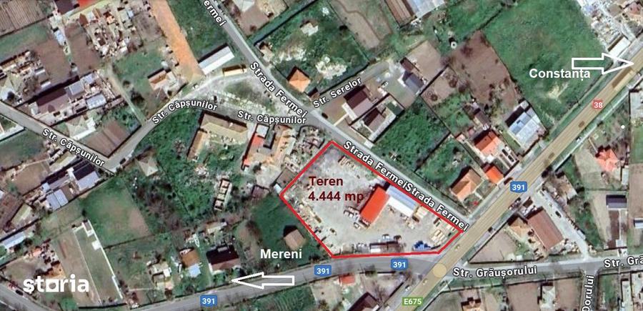 Teren de 4444 mp, în Topraisar