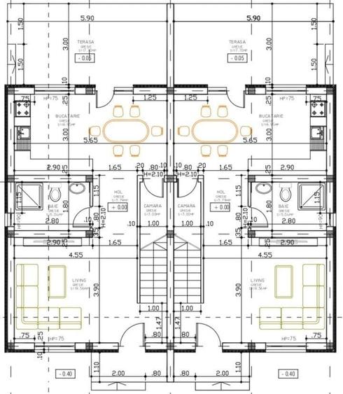 Casă cu 3 camere cu Teren 305 Mp în Urseni