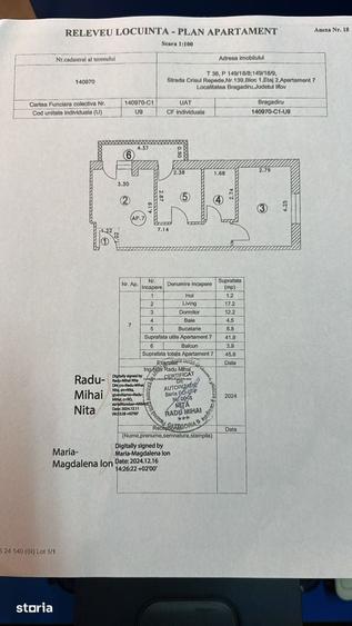 Apartament cu 2 camere în Bragadiru