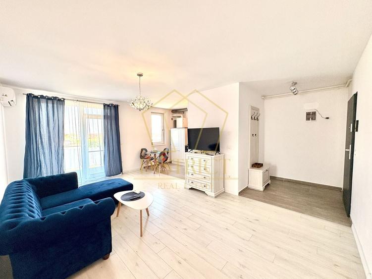 Apartament cu 2 camere semidecomandat, mobilat în Moșnița Nouă