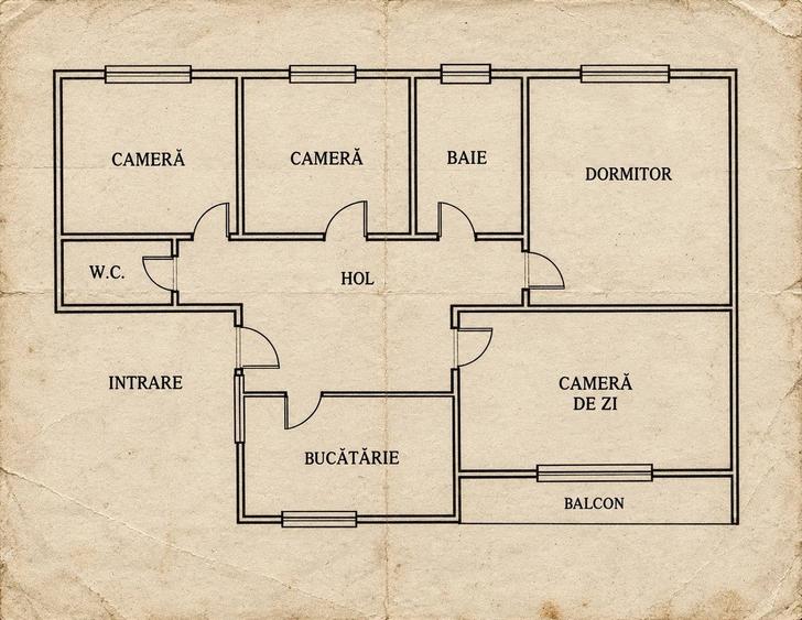 Apartament cu 4 camere decomandat în Grigorescu