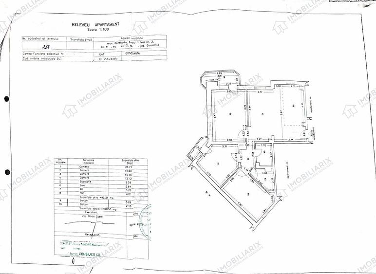 Apartament cu 4 camere decomandat în Gara