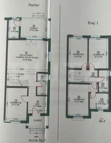 Casă cu Teren 300 Mp în Nord