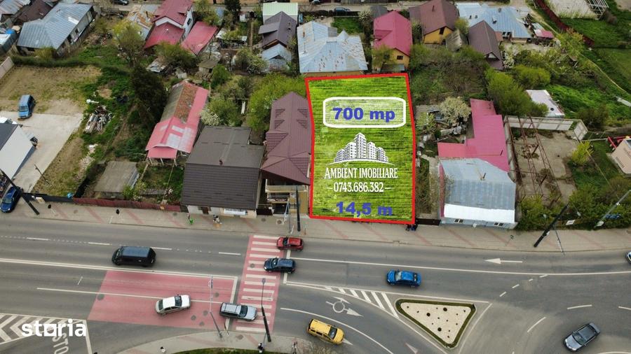 Teren de 700 mp, în Traian