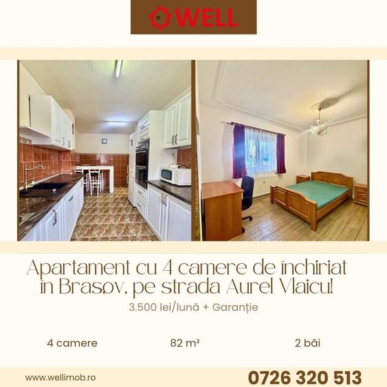 Apartament cu 4 camere în Tractorul