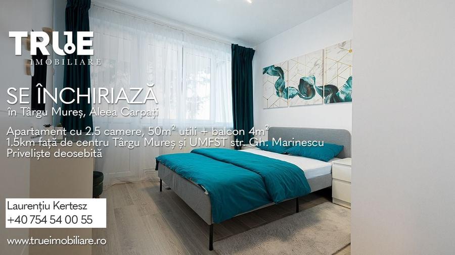 Apartament cu 3 camere decomandat, mobilat în Aleea Carpați