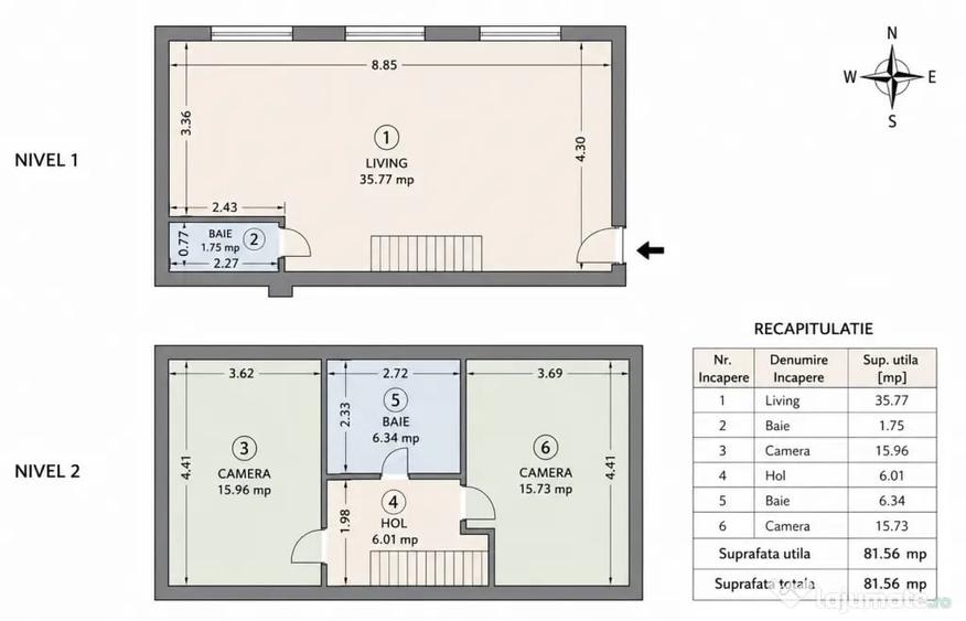 Apartament de familie 3 dormitoare + living | 82 mp | Re?i?a - 6