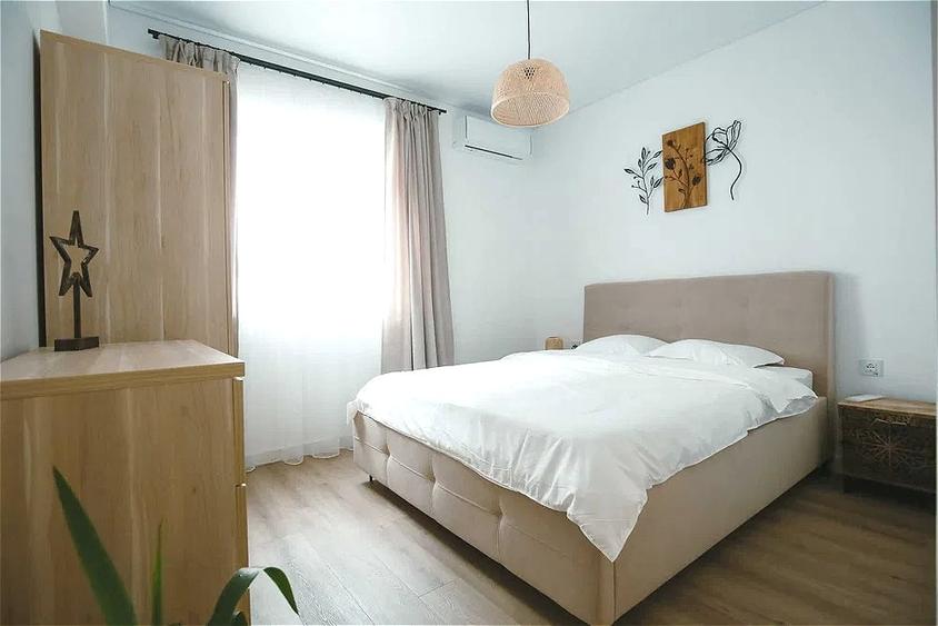 Apartament cu 2 camere semidecomandat, mobilat în Pipera