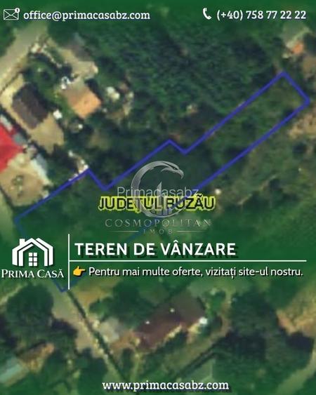 Teren cu casa demolabila ~ Ograzile/Merei ~ S=1457 ~ d=25m ~ Pret: 25.000€ neg.