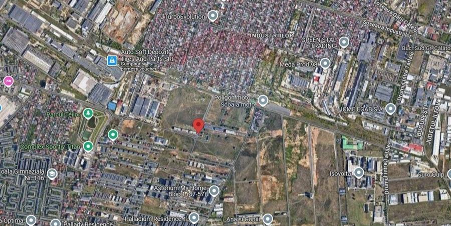 Teren Construcții intravilan de 1000 mp, în Theodor Pallady