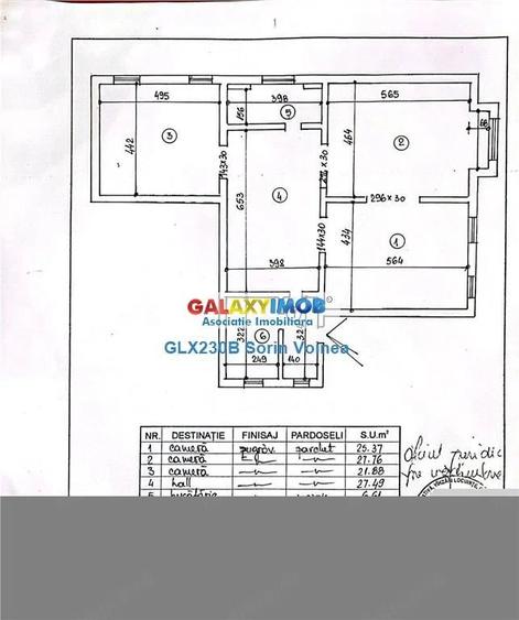 Apartament cu 4 camere semidecomandat în Unirii