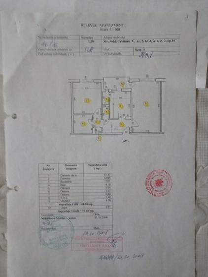 Apartament cu 2 camere decomandat în Rahova