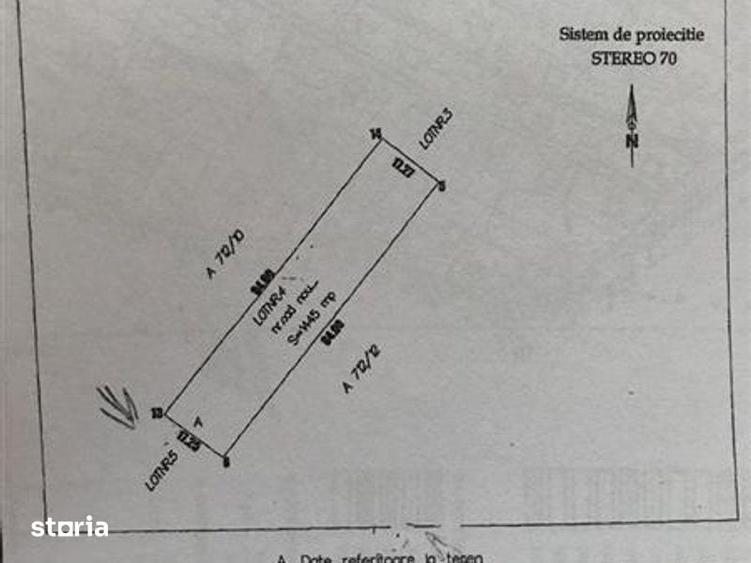 Teren de 1445 mp, în Reci