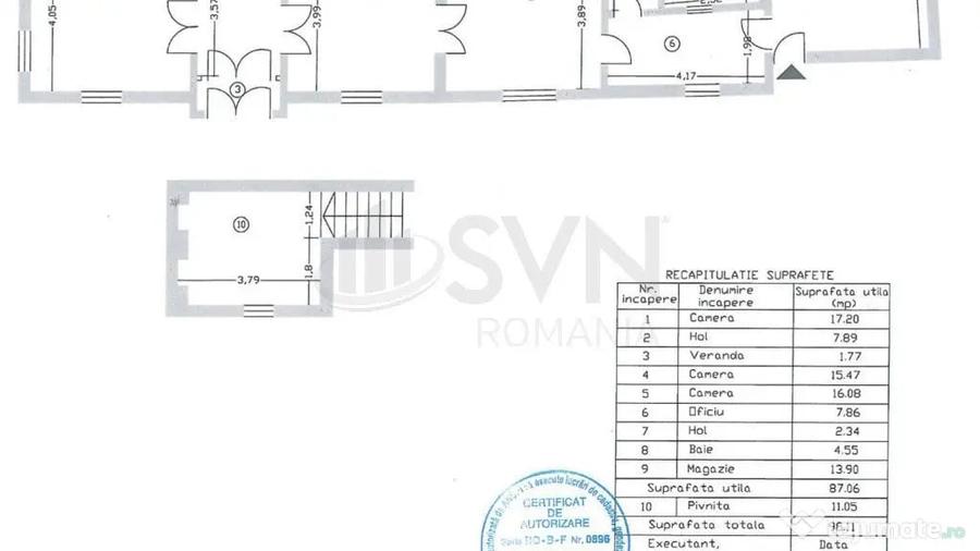 Casă cu 5 camere cu Teren 243 Mp în Cișmigiu
