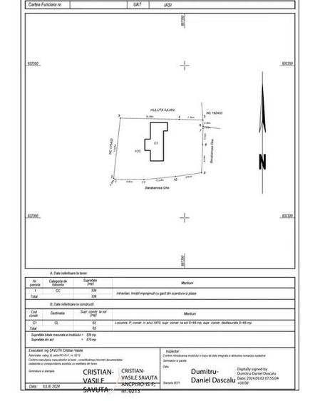 Teren Construcții intravilan de 540 mp, în Bucșinescu