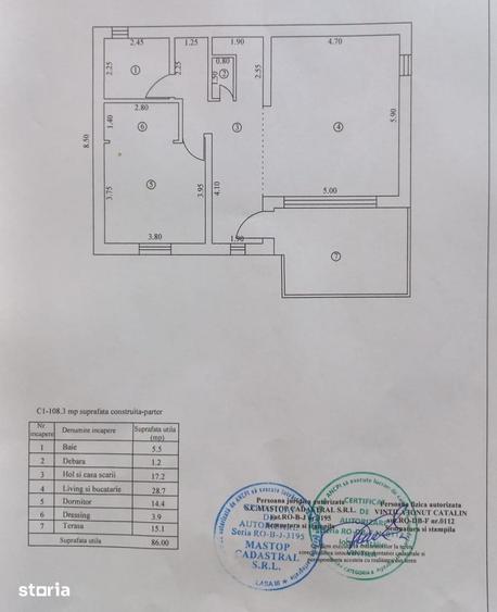 Casă cu 5 camere cu Teren 600 Mp în Tărtășești