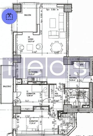 Apartament Premium 3 Camere | Upground Residence | 107 Mp Utili | 2 Te - 7