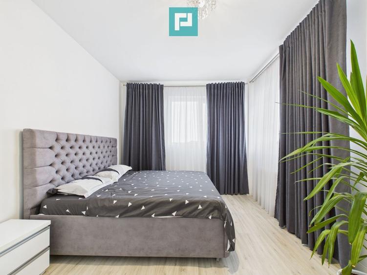 Apartament cu 3 camere semidecomandat, mobilat în UTA