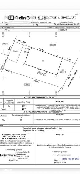 Casă cu 5 camere cu Teren 260 Mp în Bucureștii Noi