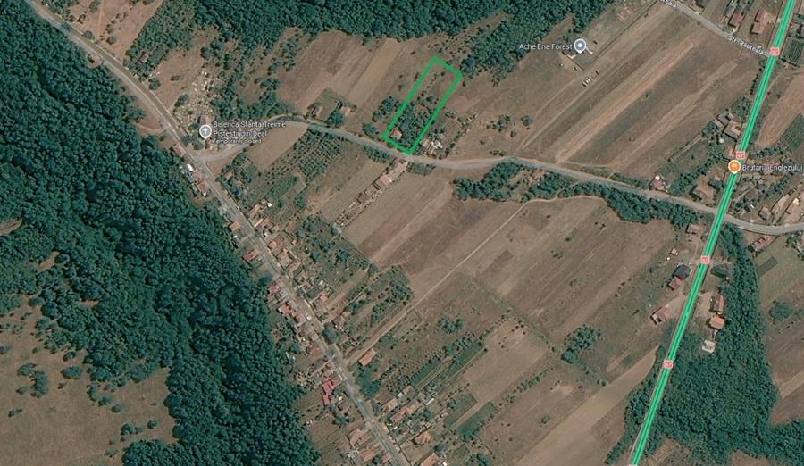 Casă individuală cu 2 camere cu Teren 3550 Mp în Copăcioasa