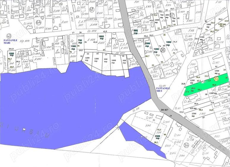 teren intravilan curti constructii 2500mp, langa balta de pescuit sportiv - 2
