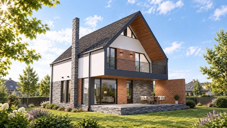 Teren Cristian Brasov 500mp cu proiect si autorizatie de constructie valabila casa 120mp deschidere la strada pe 2 laturi - 12