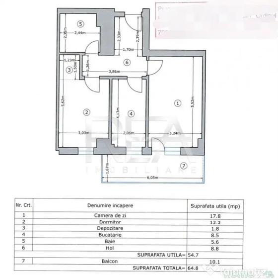 2 camere, et 2/11, 65 mp, parcare-Moghioros Park - Bucuresti (Bucuresti-Ilfov) - 17