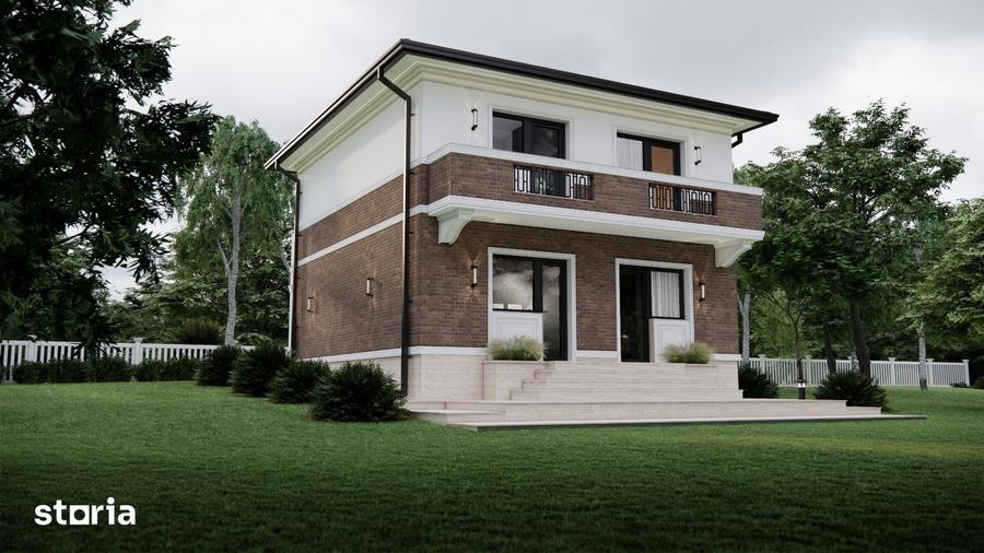 Casă cu 5 camere cu Teren 600 Mp în Tomești