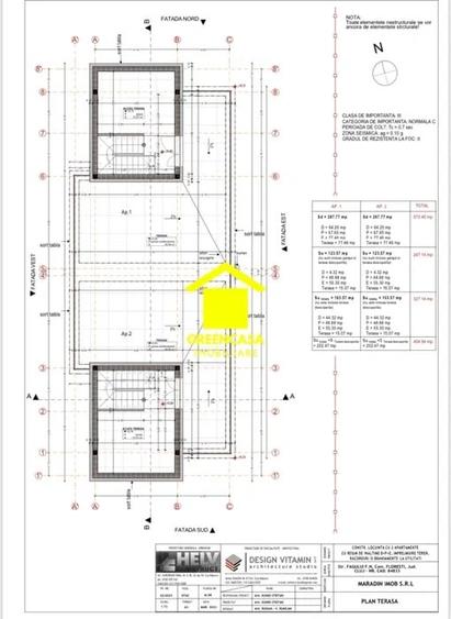 Duplex cu 4 camere cu Canalizare în Florești