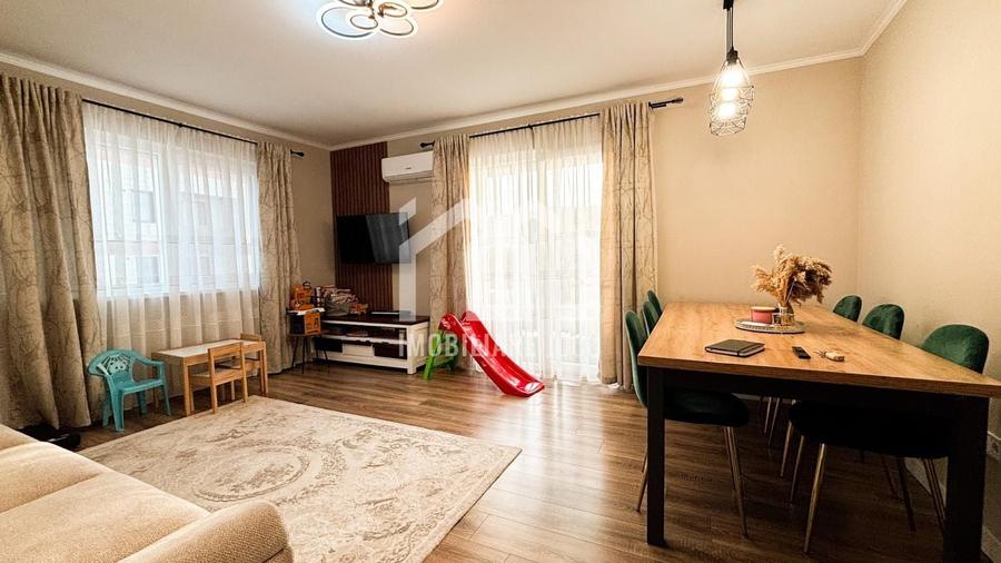 Apartament cu 3 camere semidecomandat, mobilat în Apahida
