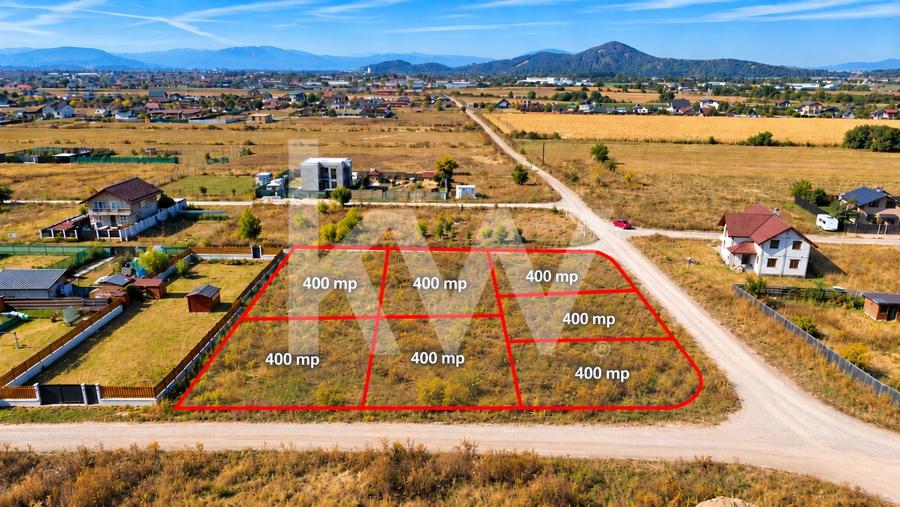 Teren Construcții intravilan de 400 mp, în Hărman