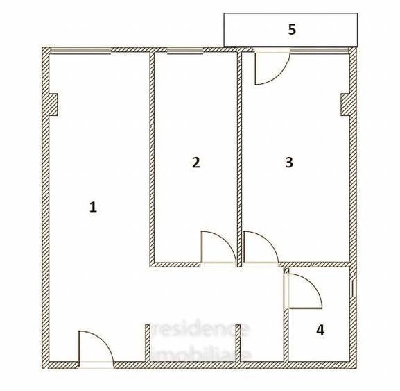Apartament cu 3 camere semidecomandat în Gheorgheni