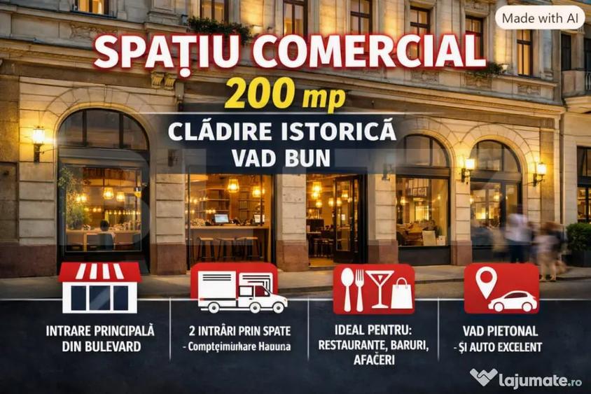 Spațiu comercial, de 202 mp, în Iosefin