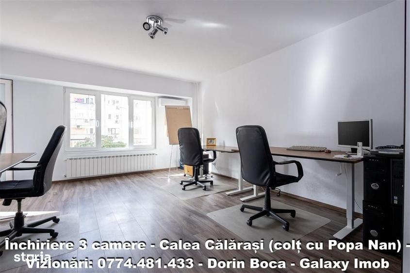 Apartament cu 3 camere decomandat în Calea Călărașilor