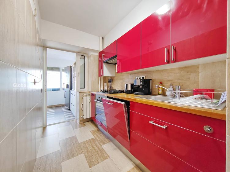 Apartament cu 3 camere decomandat, mobilat în Dorobanți