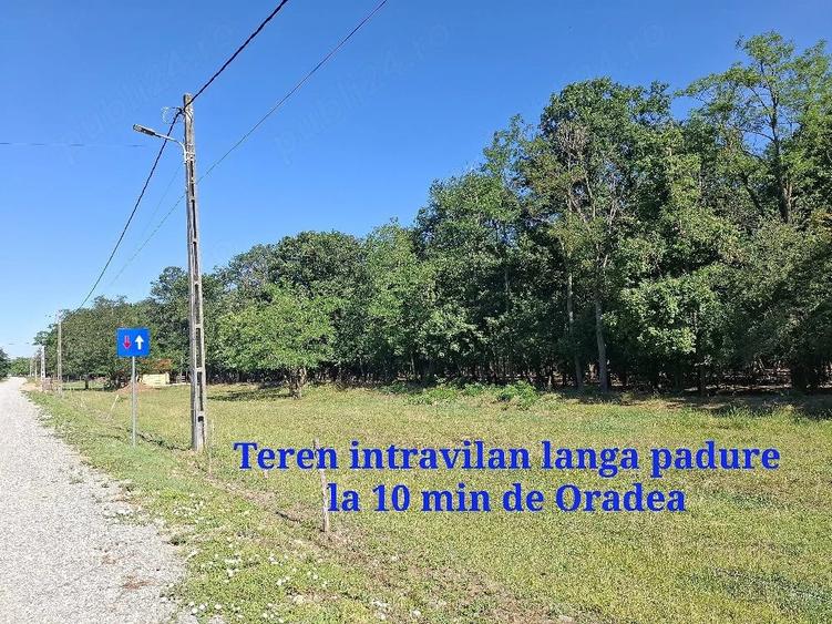 Teren de 600 mp, în Exterior Vest