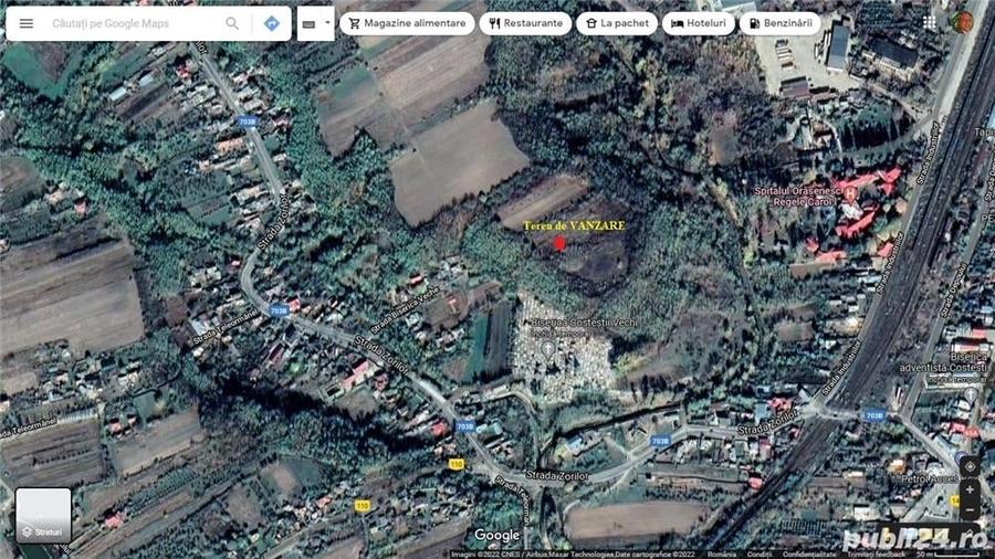 4,5 EURO/MP Vand teren intravilan 2500 mp in localitatea Coste?ti - Arge?. Telefon: - 1