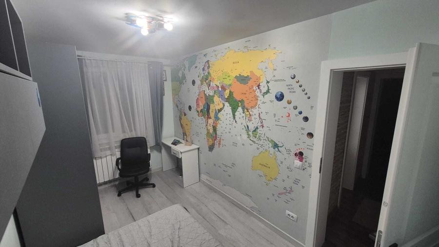 Apartament cu 3 camere semidecomandat, mobilat în Splai Bahlui