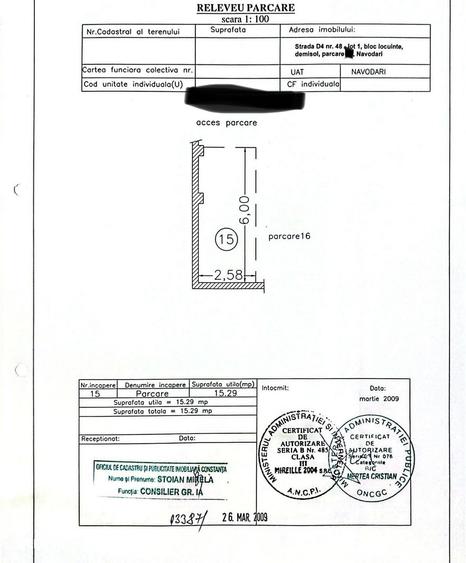 Apartament cu 3 camere în Central