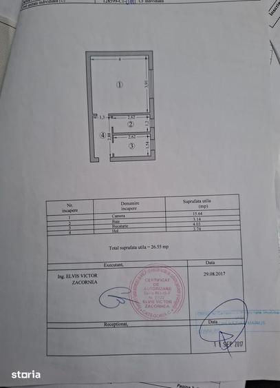 Garsonieră în Podu Roș