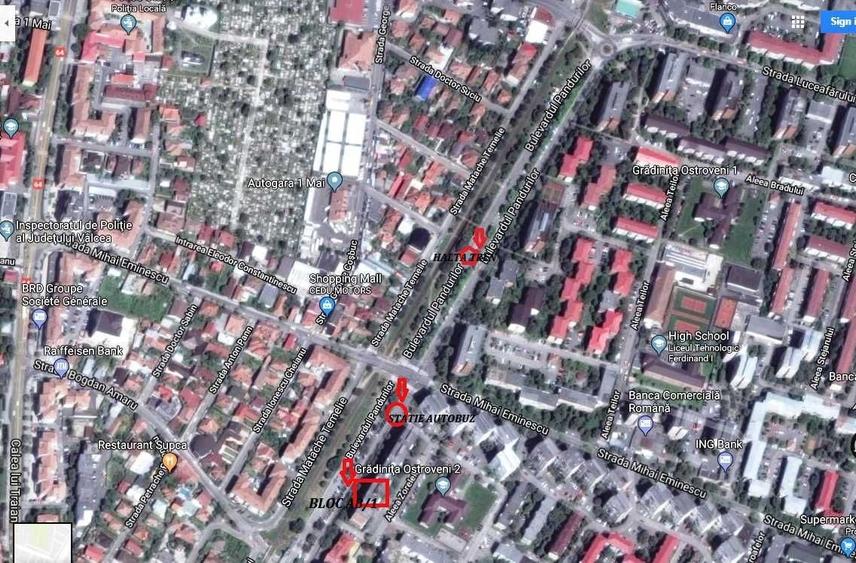 Apartament cu 2 camere decomandat în Ostroveni