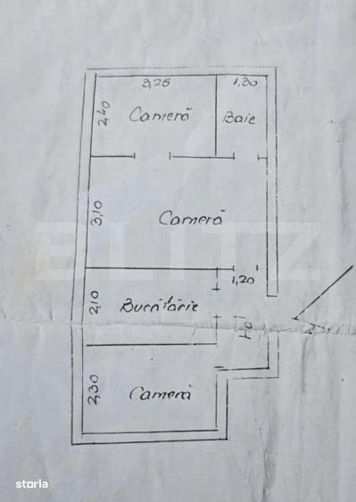 Apartament 3 camene Semidecomandat In Bucium langa OMV la strada Princ - 1