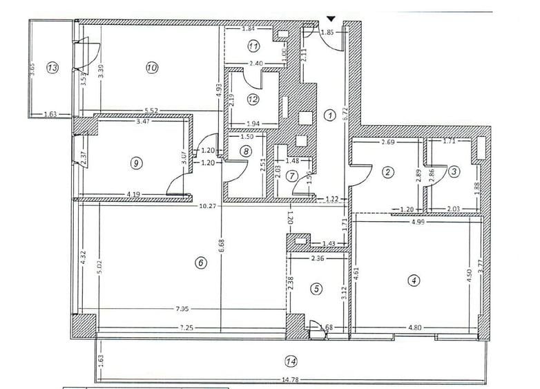 Penthouse cu 4 camere decomandat în Floreasca