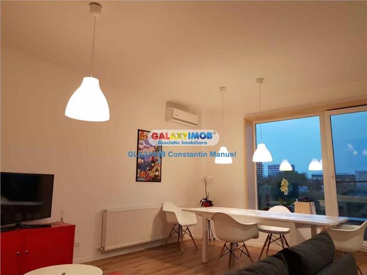 Apartament cu 3 camere decomandat, mobilat în Barbu Văcărescu
