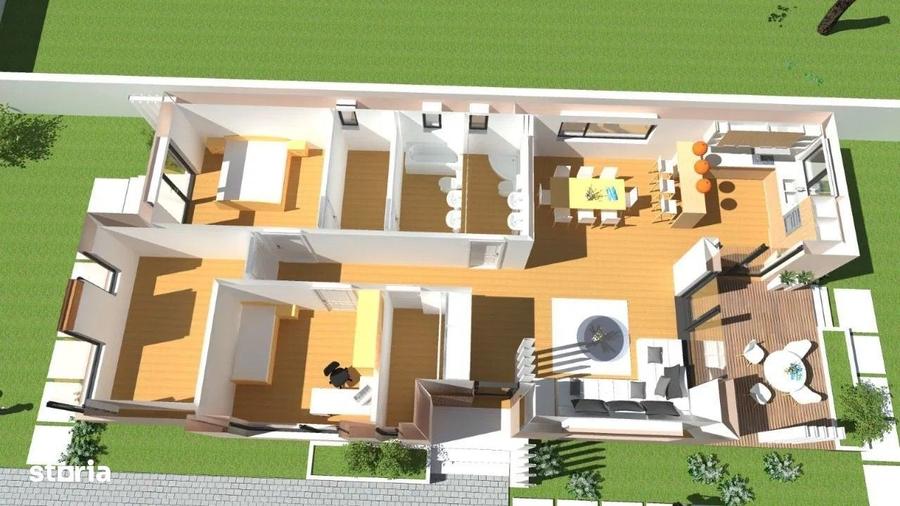 Casă cu 4 camere în Vladimirescu