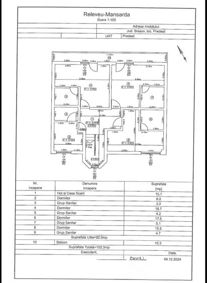Casă cu 10 camere cu Teren 1232 Mp în Central