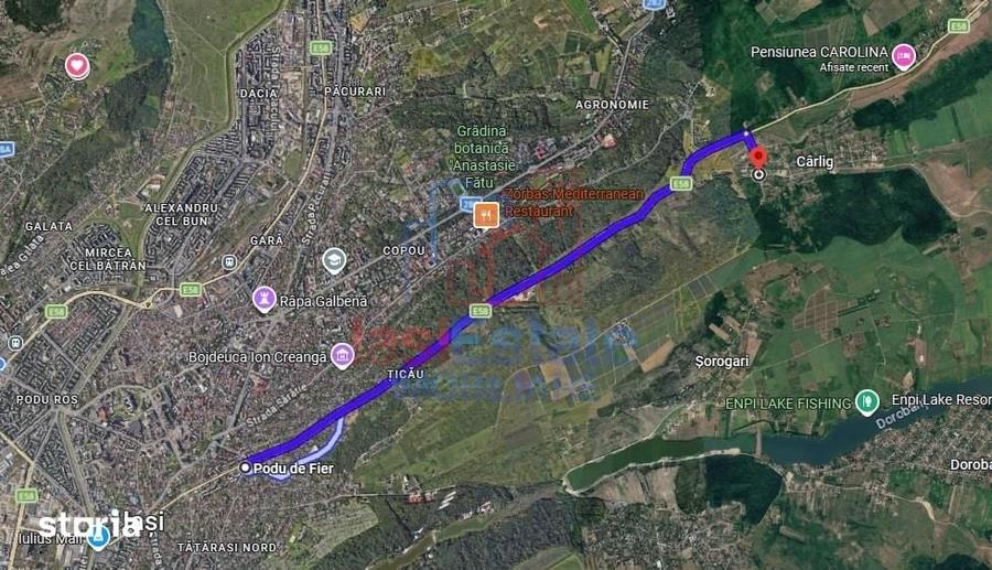 Casă cu 4 camere cu Teren 1000 Mp în Popricani