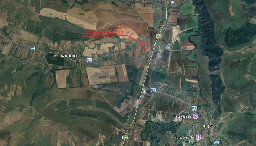 Teren Construcții extravilan de 8600 mp, în Luna de Jos