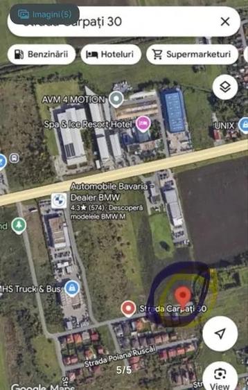 Teren de 556 mp, în Lugojului