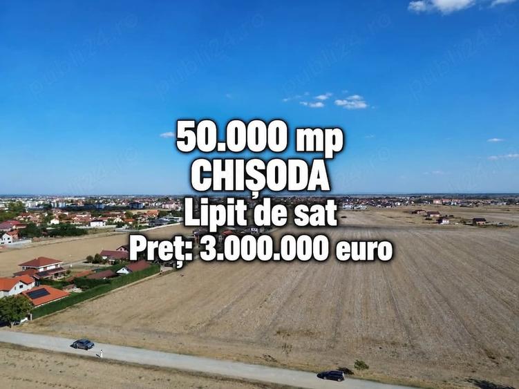 Teren de 50000 mp, în Chișoda